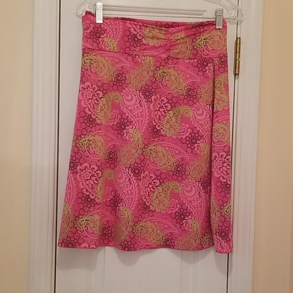 Aline skirt with wide elastics waist